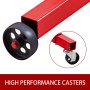 VEVOR Engine Stand 1000LBS Capacity Motor Stand Engine Hoist Rotating Automotive Tools in Heavy Duty Steel with 4 Iron Caster Wheels Maintenance Equipment for Auto Car Truck Jack