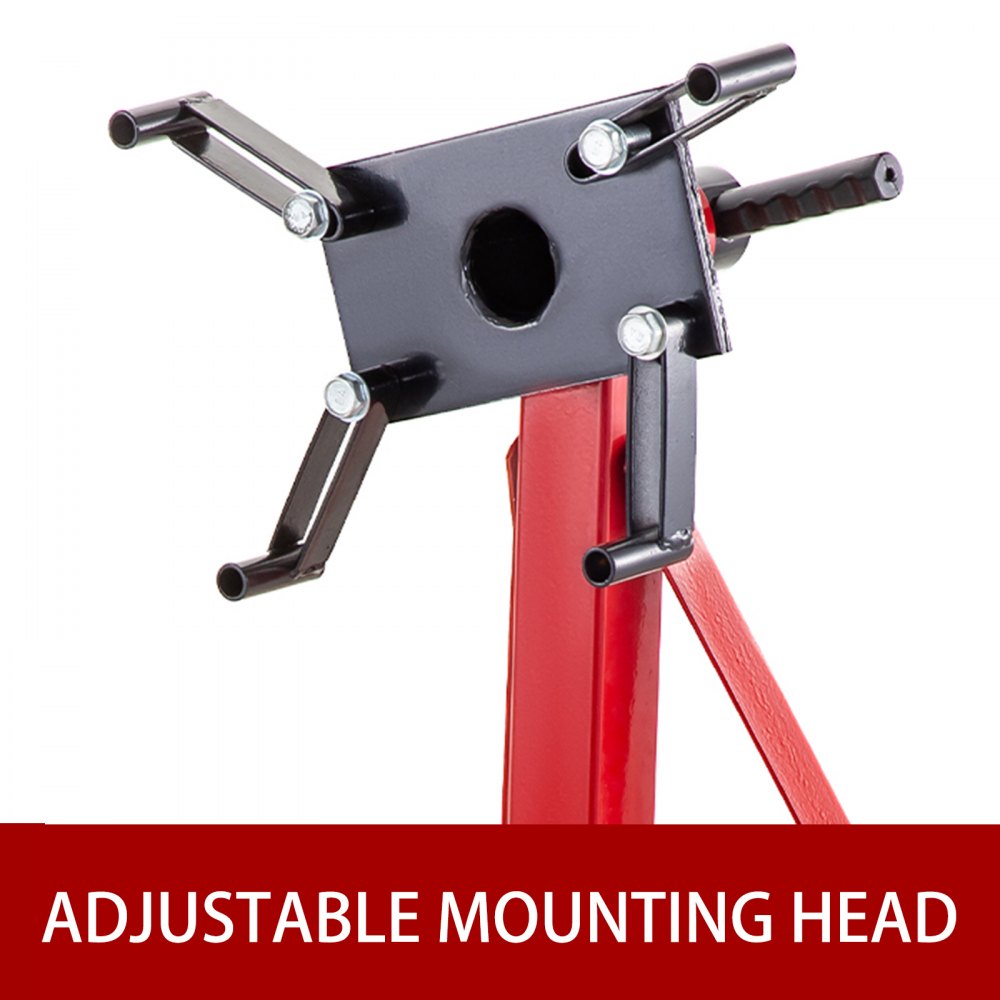 VEVOR Engine Stand 2000LBS Capacity Motor Stand Engine Hoist Rotating Automotive Tools in Heavy Duty Steel with 6 Iron Caster Wheels Maintenance Equipment for Auto Car Truck Jack