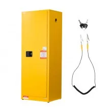 23 Gal Flammable Storage Cabinet with Adjustable Shelf for Flammable Liquids