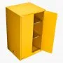 VEVOR Flammable Cabinet, 37.9 x 34.0 x 65.0 Inch, 65 Gallon Flammable Storage Cabinet with Adjustable Shelf, Cold-Rolled and Galvanized Steel Fire Cabinets, for Commercial Industrial Home Use, Yellow