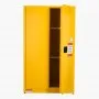 VEVOR Flammable Cabinet, 37.9 x 34.0 x 65.0 Inch, 65 Gallon Flammable Storage Cabinet with Adjustable Shelf, Cold-Rolled and Galvanized Steel Fire Cabinets, for Commercial Industrial Home Use, Yellow