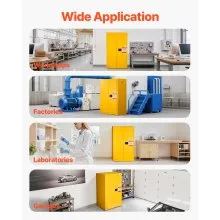65 Gal Flammable Storage Cabinet with Adjustable Shelf for Flammable Liquids