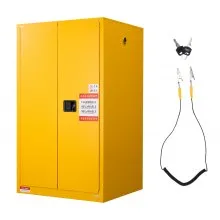 65 Gal Flammable Storage Cabinet with Adjustable Shelf for Flammable Liquids