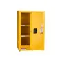 VEVOR Flammable Cabinet, 23.2 x 18.1 x 35.4 Inch, 13 Gallon Flammable Storage Cabinet with Adjustable Shelf, Cold-Rolled and Galvanized Steel Fire Cabinets, for Commercial Industrial Home Use, Yellow