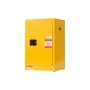 VEVOR Flammable Cabinet, 23.2 x 18.1 x 35.4 Inch, 13 Gallon Flammable Storage Cabinet with Adjustable Shelf, Cold-Rolled and Galvanized Steel Fire Cabinets, for Commercial Industrial Home Use, Yellow