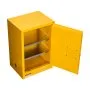 VEVOR Flammable Cabinet, 23.2 x 18.1 x 35.4 Inch, 13 Gallon Flammable Storage Cabinet with Adjustable Shelf, Cold-Rolled and Galvanized Steel Fire Cabinets, for Commercial Industrial Home Use, Yellow