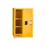 VEVOR Flammable Cabinet, 23.2 x 18.1 x 35.4 Inch, 13 Gallon Flammable Storage Cabinet with Adjustable Shelf, Cold-Rolled and Galvanized Steel Fire Cabinets, for Commercial Industrial Home Use, Yellow