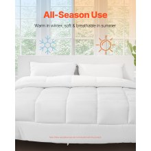 Comforter Duvet Insert 102 x 90 in King Size Down Alternative Comforter 4 Tabs