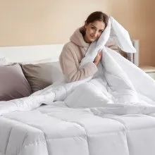Comforter Duvet Insert 102 x 90 in King Size Down Alternative Comforter 4 Tabs