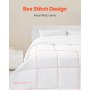 Comforter Duvet Insert 88 x 88 in Queen Size Down Alternative Comforter 4 Tabs