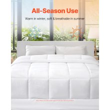 Comforter Duvet Insert 88 x 88 in Queen Size Down Alternative Comforter 4 Tabs
