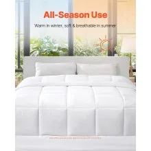 Comforter Duvet Insert 88 x 88 in Queen Size Down Alternative Comforter 4 Tabs