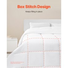 Comforter Duvet Insert 88 x 88 in Queen Size Down Alternative Comforter 4 Tabs