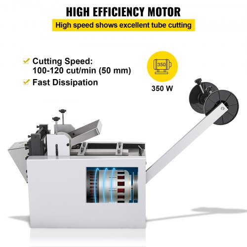 Ys-100 Automatic Heat-shrink Tube Cable Pipe Cutter Cutting Machine 350w 230v