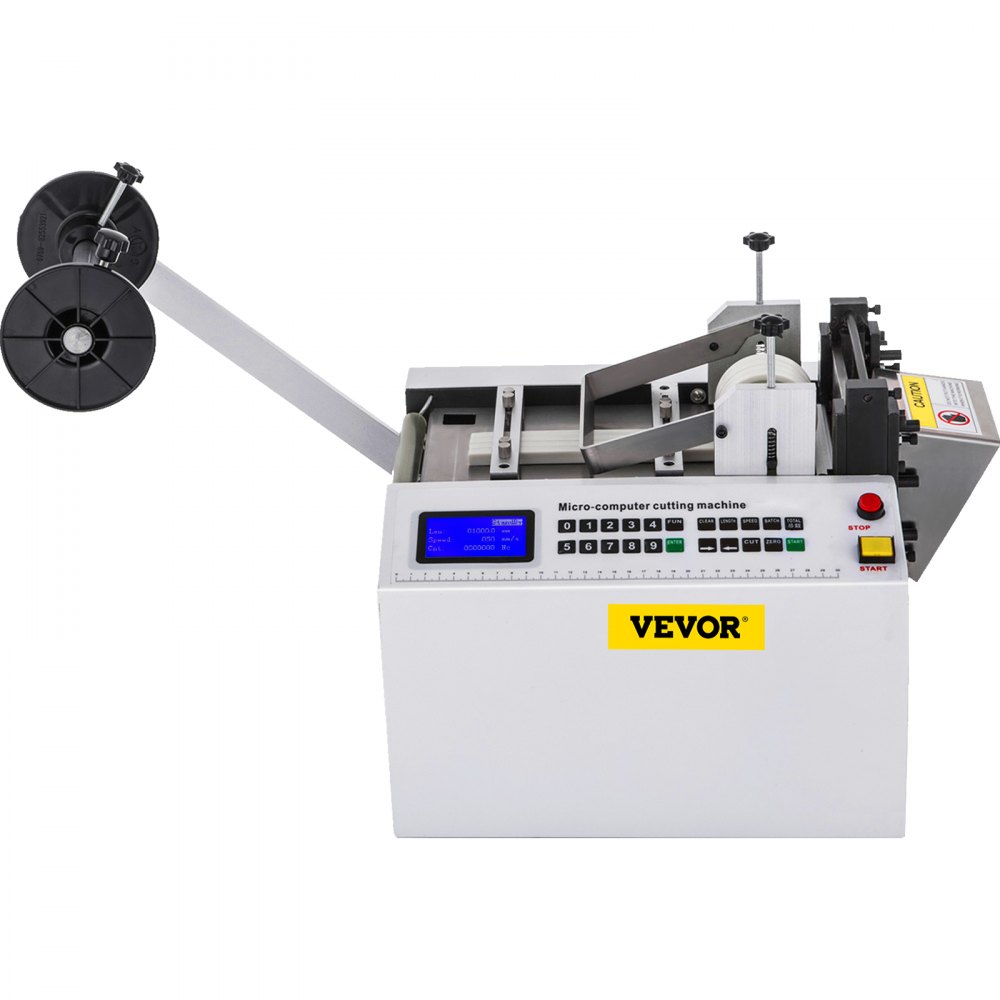 VEVOR YS-100 Krympslangsskärare, Rörskärare Skärmaskin Rör PVC Bredd 100MM, Automatisk Kabelrörsskärare PVC-rörsskärare för PVC Krympslang