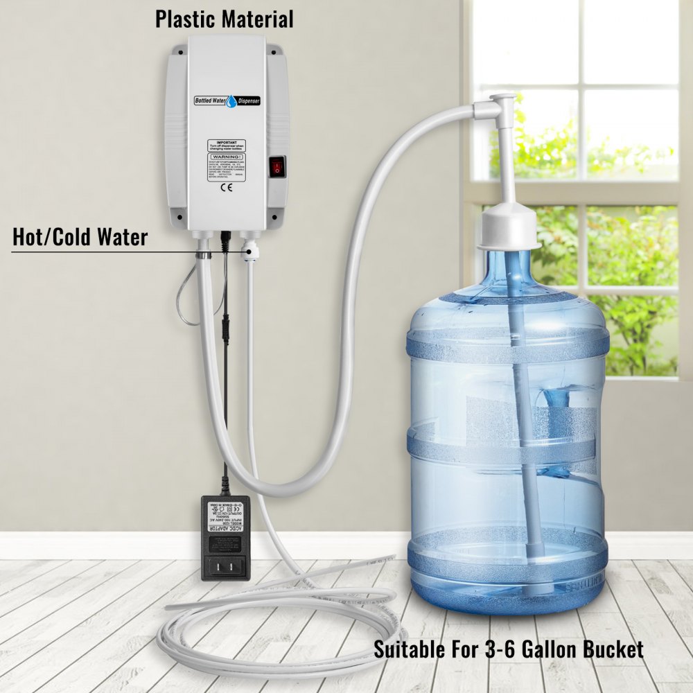VEVOR 120V AC Bottled Water Dispensing Pump System Dispenser Replace Bunn Flojet 40psi
