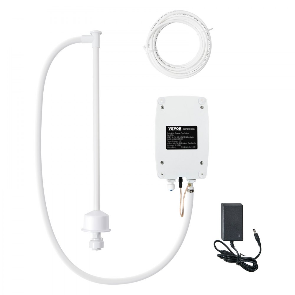 VEVOR Bottled Water Dispenser Pump System, 5 Gallon Dispensing System, Automatic Electric Water Dispenser, Single Inlet Water Jug Pump, Compatible Use with Coffee/Tea Machine, Refrigerator, Ice Maker