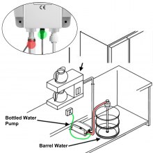 Pompă pentru dozator de apă de 1 galon Filtru de cafea de 40 psi Presiune automată Reputație ridicată