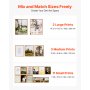 Framed Wall Art Prints Vintage Art Decor 16 PCS for Living Room & Bedroom