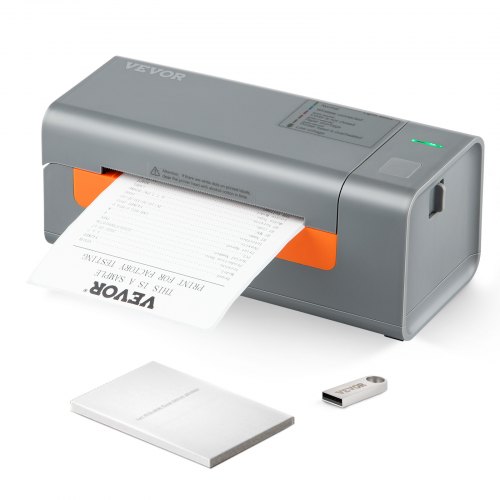 VEVOR Bluetooth Thermal Label Printer, Wireless Shipping Label Printer w/Automatic Label Recognition,Thermal Printer Supports Shipping, Barcode, Household Labels and More