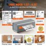 VEVOR Thermal Label Printer, 4x6 Label Printer for Width of 1.57" - 4.25" Labels, w/Auto Label Recognition & Japanese Rohm Printer Head, Thermal Printer Supports Shipping, Barcode, Household Labels and More