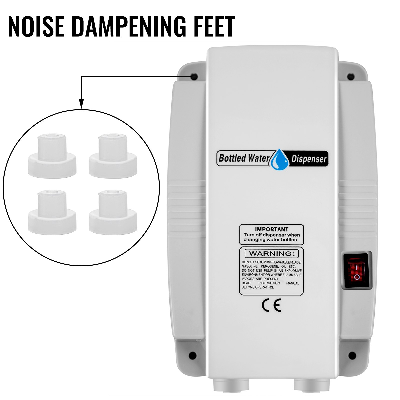 Double-head Water Dispenser Pump Pressure Refrige Water Ice Coffee Maker