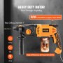 VEVOR 1 Inch SDS-Plus Rotary Hammer Drill, 8 Amp Corded Drills, Heavy Duty Chipping Hammers with Safety Clutch, Electric Demolition Hammers, Taladro Rotomartillo, Power Tool For Concrete
