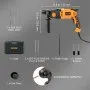 Taladro percutor rotativo VEVOR de 1 pulgada SDS-Plus, taladros con cable de 8 amperios, martillos cinceladores de alta resistencia con embrague de seguridad, martillos demoledores eléctricos, taladro percutor rotativo, herramienta eléctrica para hormigón.