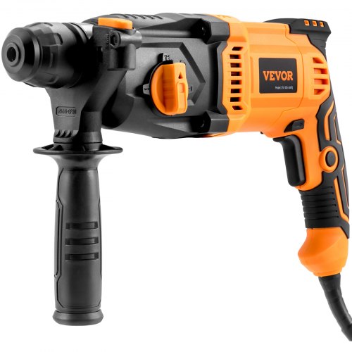 VEVOR Rotary Hammer Drill Corded Drills 1" 4 Modes SDS-Plus Chipping Hammers