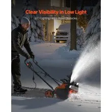 VEVOR 15A 23 in  Electric Corded Snow Blower 25 ft Throw Distance Snow Thrower
