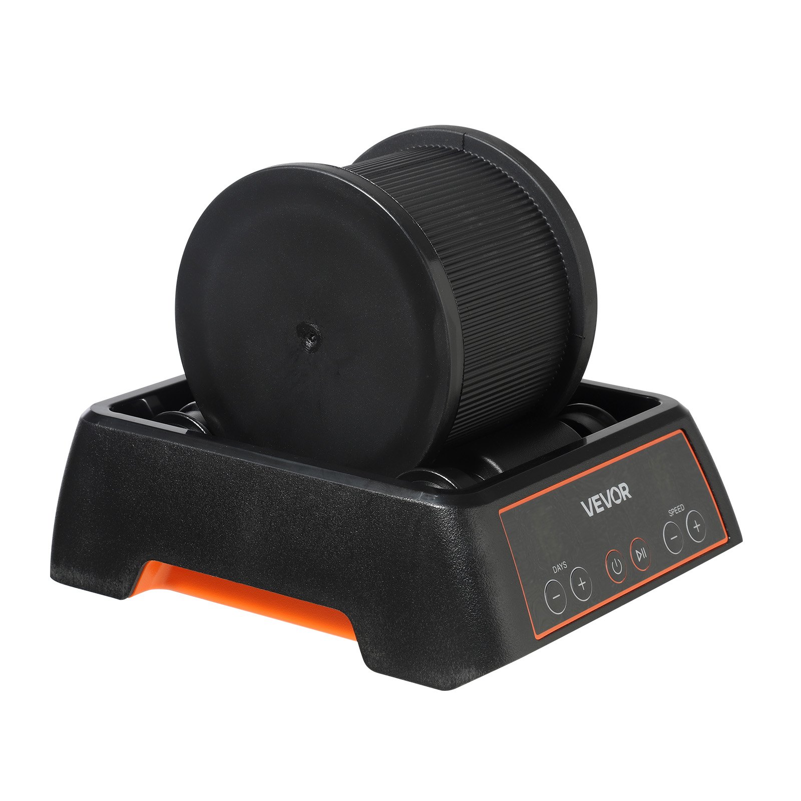 VEVOR Rock Tumbler, 0.45kg Rock Polishing Machine, Rocks Tumbling Kit with 4-Speed Adjustment, 1–9 Day Timer, Direct Drive Motor Rocks Polishing Kit for Rose Quartz, Amethyst, Red Jasper, Lapis Lazuli