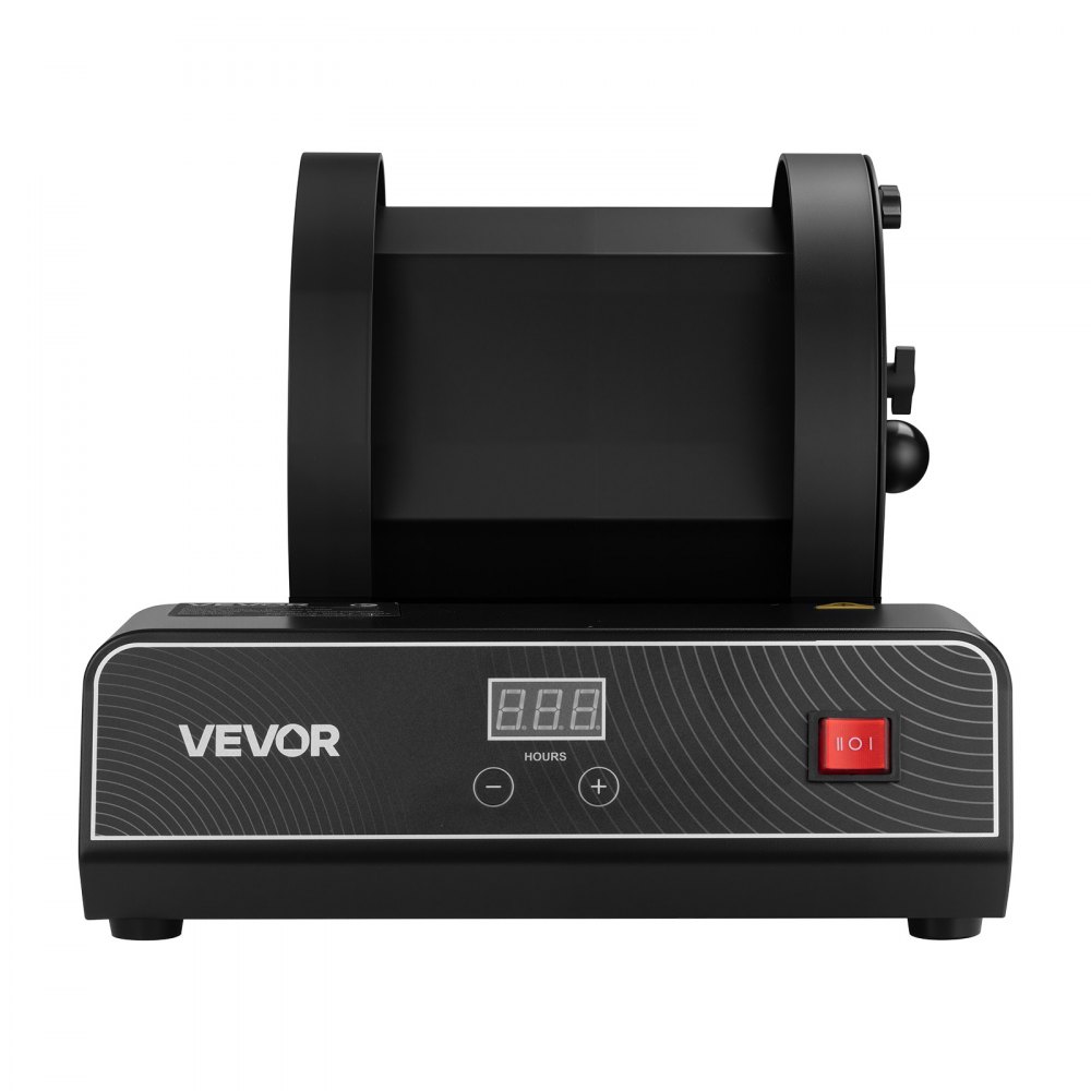 VEVOR Rock Tumbler Kit, 17 lbs Rock Polishing Kit, 2-Speed Stone Polishing Kit with 240-Hour Polishing Timer, Rock Polisher with Belt-Driven Brushless Motor, Rock Polisher for Adults and Kids