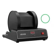 VEVOR Rock Tumbler Kit, 17 lbs Rock Polishing Kit, 2-Speed Stone Polishing Kit with 240-Hour Polishing Timer, Rock Polisher with Belt-Driven Brushless Motor, Rock Polisher for Adults and Kids