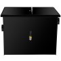 VEVOR Commercial Grease Interceptor 20 LB, Carbon Steel Grease Trap 10 GPM, Grease Interceptor Trap with Side Water Inlet, Under Sink Grease Trap for Restaurant Canteen Factory Home Kitchen