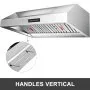 6Pcs/Set 430 Stainless Steel Range Hood Filter With 4 Grooves Baffle Grease Filter 20 x 20 Inch For Commercial Kitchen