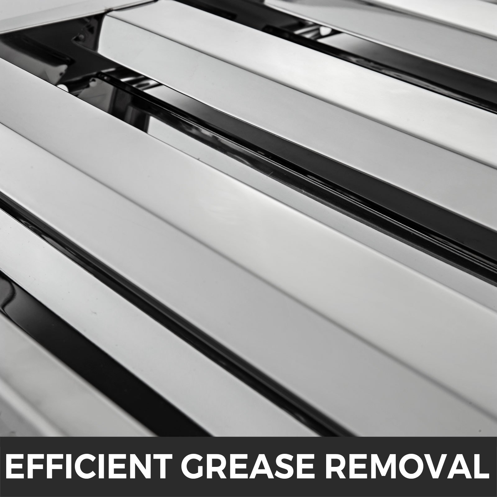 VEVOR Pack of 6 Hood Filters 19.5W x 24.5H Inch, 430 Stainless Steel 4 Grooves Commercial Hood Filters, Range Hood Filter for Grease Rated Commercial Kitchen Exhaust Hoods