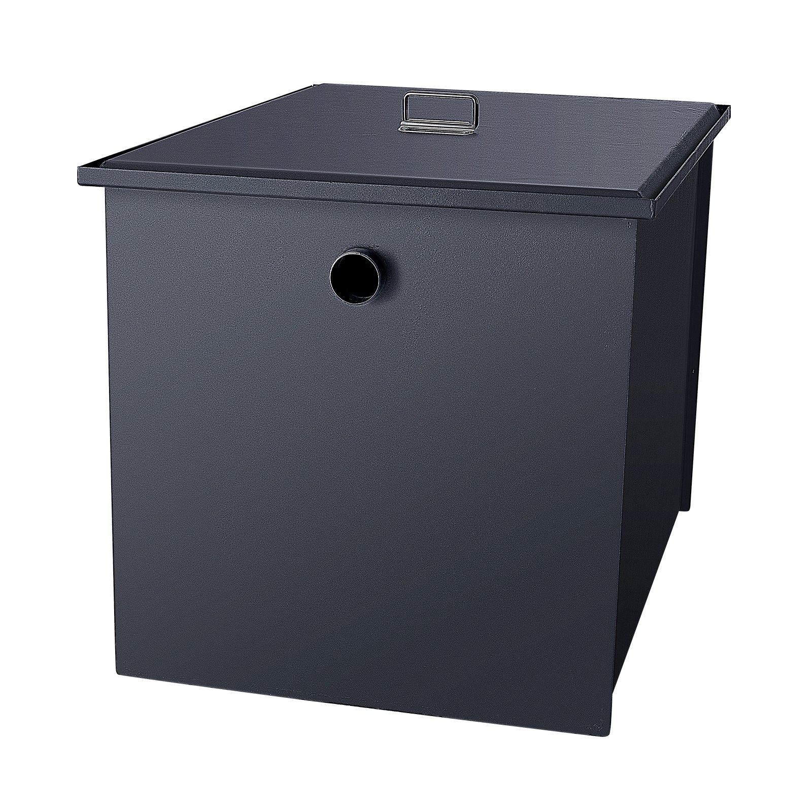 VEVOR Commercial Grease Trap, 40 LBS Grease Interceptor, Side Inlet Interceptor, Under Sink Carbon Steel Grease Trap, 15.2 GPM Waste Water Oil-water Separator, for Restaurant Canteen Home Kitchen