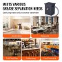 VEVOR grease interceptor for various grease separation needs in home kitchens, restaurants, and coffee shops.