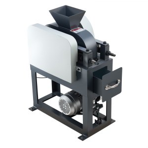 VEVOR Rock Crusher, 220V Double Roller Crushers, Industrial Shredder with 2.56x0.59 inch Dual Feed Inlets, 1740RPM Speed Stone Grinder Rock Crusher, 1.5KW Electric Shatter Pulverizer, 860kg/h Crushing | VEVOR US