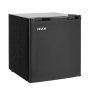 VEVOR Mini Fridge, 1.6 Cu.Ft, Single Door Compact Refrigerator, Adjustable Temperature, Metal Shelf, Energy Efficient Small Refrigerator, Reversible Door, Low Noise, for Bedroom Dorm Office, Black