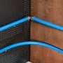 VEVOR Air Compressor Line Kit, 200FT x 3/4", HDPE-Aluminum Compressed Air Piping System, Leak-Proof & Easy-to-Install, Compressed Air Line Tubing Kit for Garages Workshops, Blue