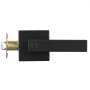 VEVOR Privacy Door Handle, 1 Pack Matte Black Door Lever, Left or Right Handing Reversible Lever with Keyless Lock, 45° Rotation to Open, Universal Square Interior for Bedroom and Bathroom Doors
