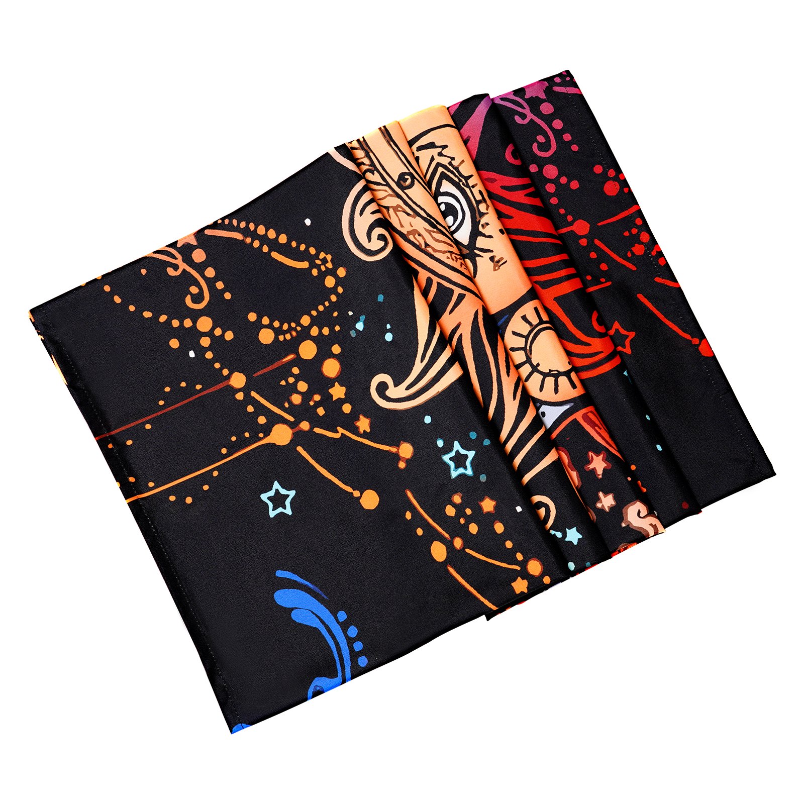 VEVOR Sun and Moon Tapestry, Psychedelic Mystic Floral Aesthetic Wall Tapestry, Vintage Wall Blanket for Home Decoration, Suitable for Bedroom, Living Room, Dorm (50.39 x 57.87 inches)