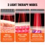 VEVOR Terapia de luz roja para cara corporal, 60 LED de doble chip, combo rojo de 660 nm e infrarrojo cercano de 850 nm, panel de terapia de luz roja de alta potencia para recuperación, alivio del dolor, curación de heridas, salud de la piel, 80 W