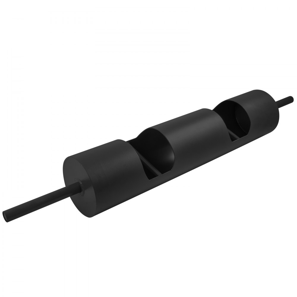 VEVOR 10" Dia Steel Strength Log Bar, 700 Lbs Capacity Barbell Bar, Black Bench Press Bar with Comfortable Neutral Handle for Weightlifting Powerlifting and Competition