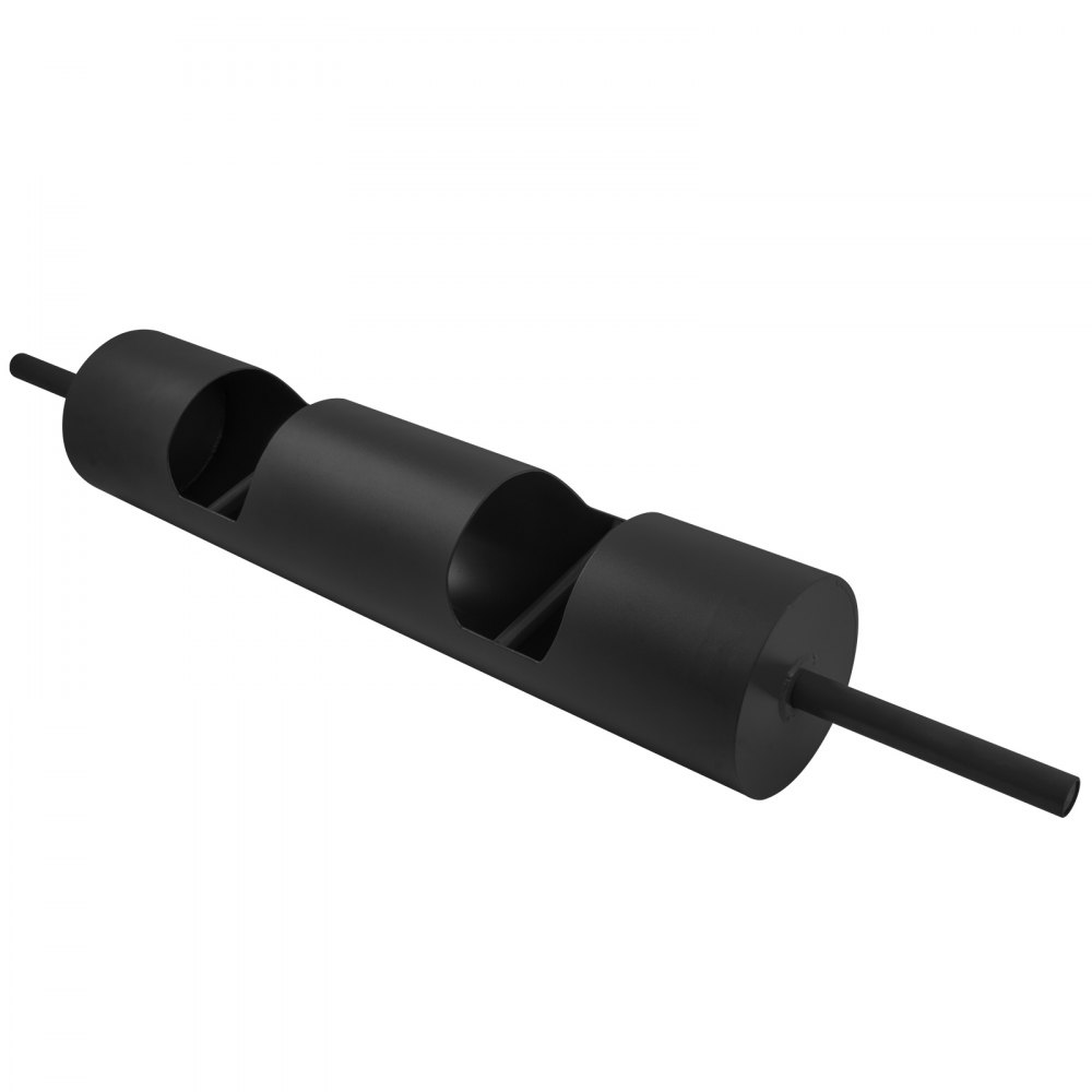 VEVOR 10" Dia Steel Strength Log Bar, 700 Lbs Capacity Barbell Bar, Black Bench Press Bar with Comfortable Neutral Handle for Weightlifting Powerlifting and Competition