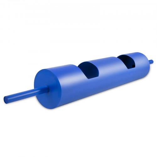 VEVOR 10" Dia Steel Strength Log Bar, 700 Lbs Capacity Barbell Bar, Blue Bench Press Bar with Comfortable Neutral Handle for Weightlifting Powerlifting and Competiti