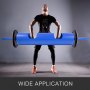 VEVOR 8" Dia Steel Strength Log Bar, 700 Lbs Capacity Barbell Bar, Blue Bench Press Bar with Comfortable Neutral Handle for Weightlifting Powerlifting and Competition