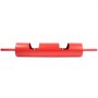 VEVOR 8" Dia Steel Strength Log Bar, 700 Lbs Capacity Barbell Bar, Red Bench Press Bar with Comfortable Neutral Handle for Weightlifting Powerlifting and Competition