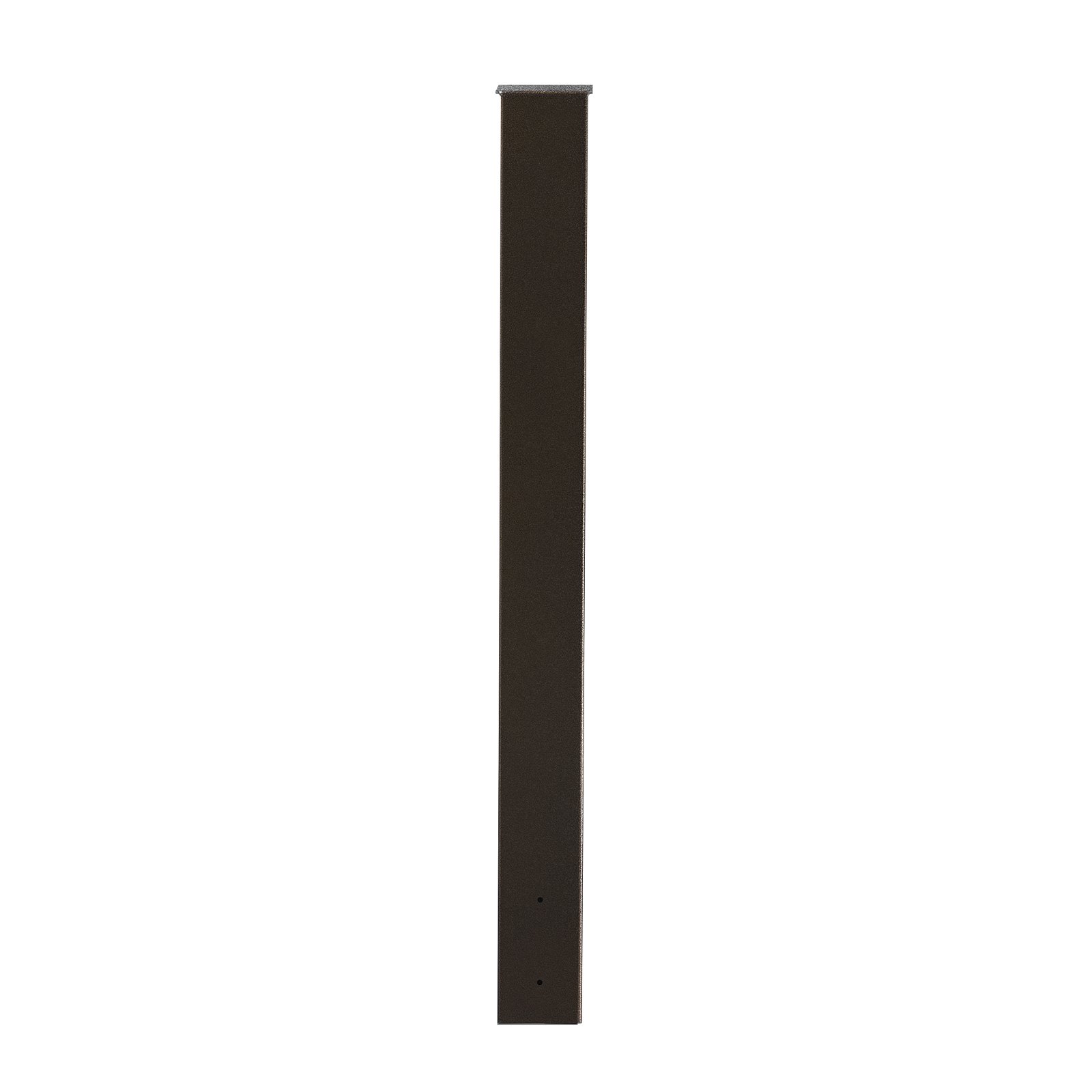VEVOR Mailbox Post, 43 x 4 x 4 Inches, Steel In-Ground Mounting Mail Box Stand with Powder Coating Surface, Heavy Duty Metal Post Sleeve Kit for Outside Curbside Residential Use, Easy Install, Bronze